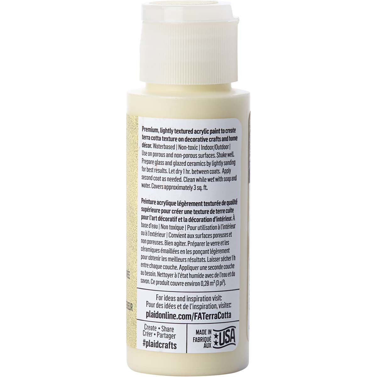 Folkart • pintura acrílica texturizada terracota 59ml duna del desierto