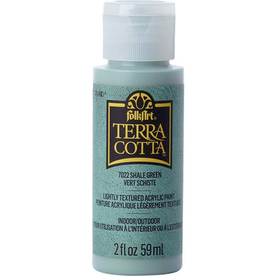 Folkart • terra cotta textured acrylic paint 59ml shale green