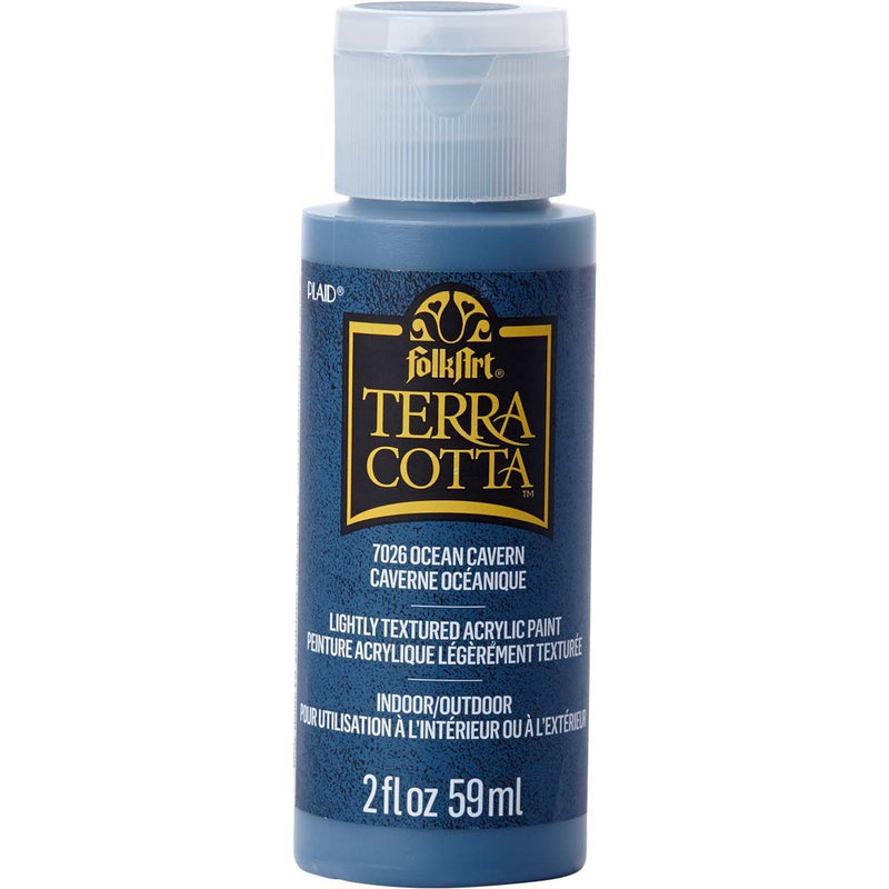 Folkart • vernice acrilica testurizzata terracotta 59 ml caverna oceanica