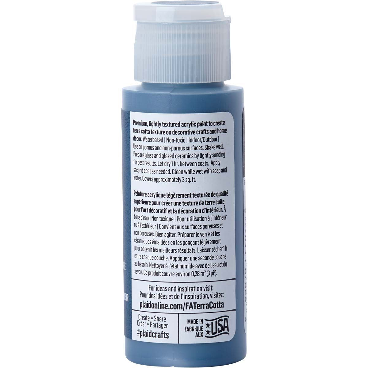 Folkart • vernice acrilica testurizzata terracotta 59 ml caverna oceanica