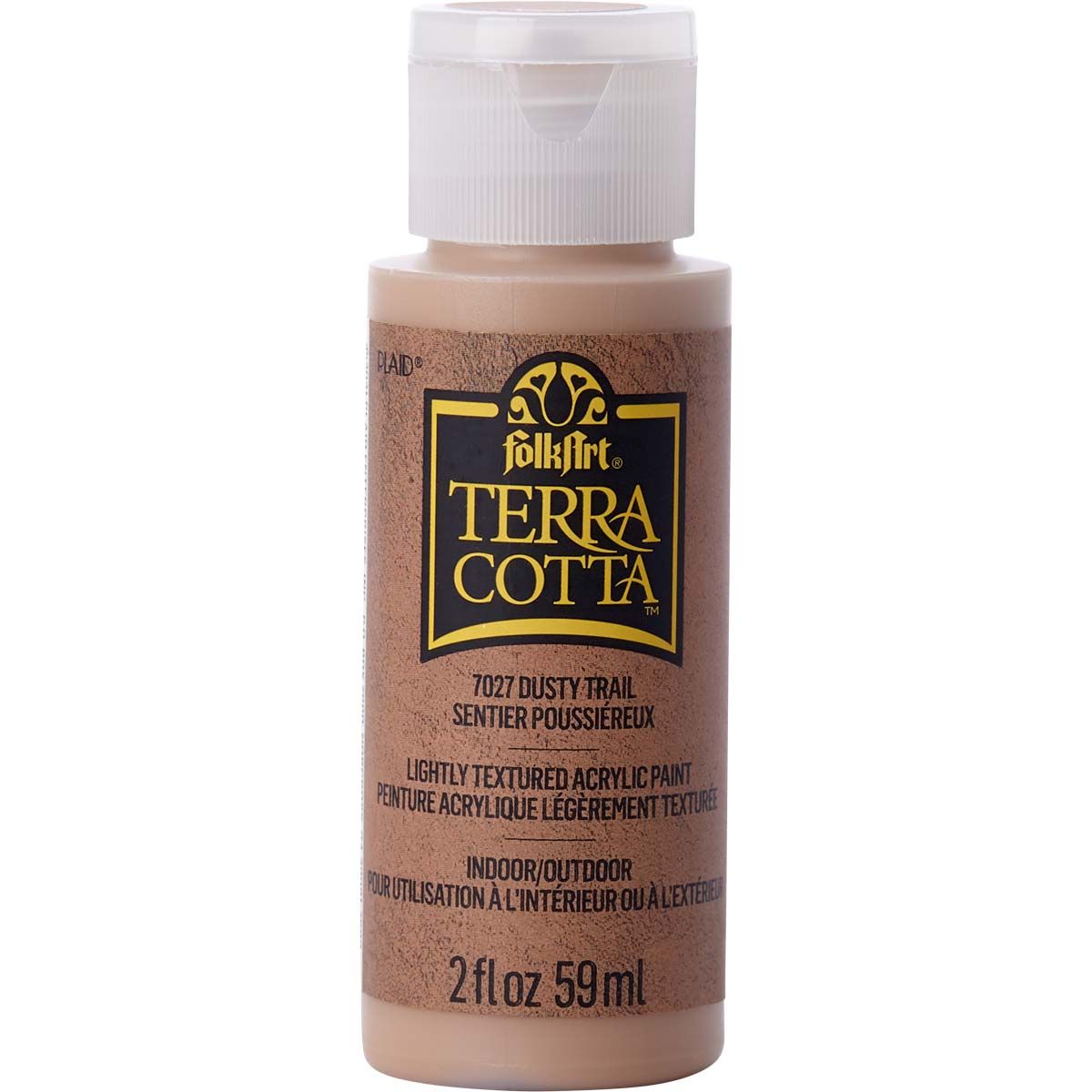 Folkart • pintura acrílica texturizada terracota 59ml sendero polvoriento