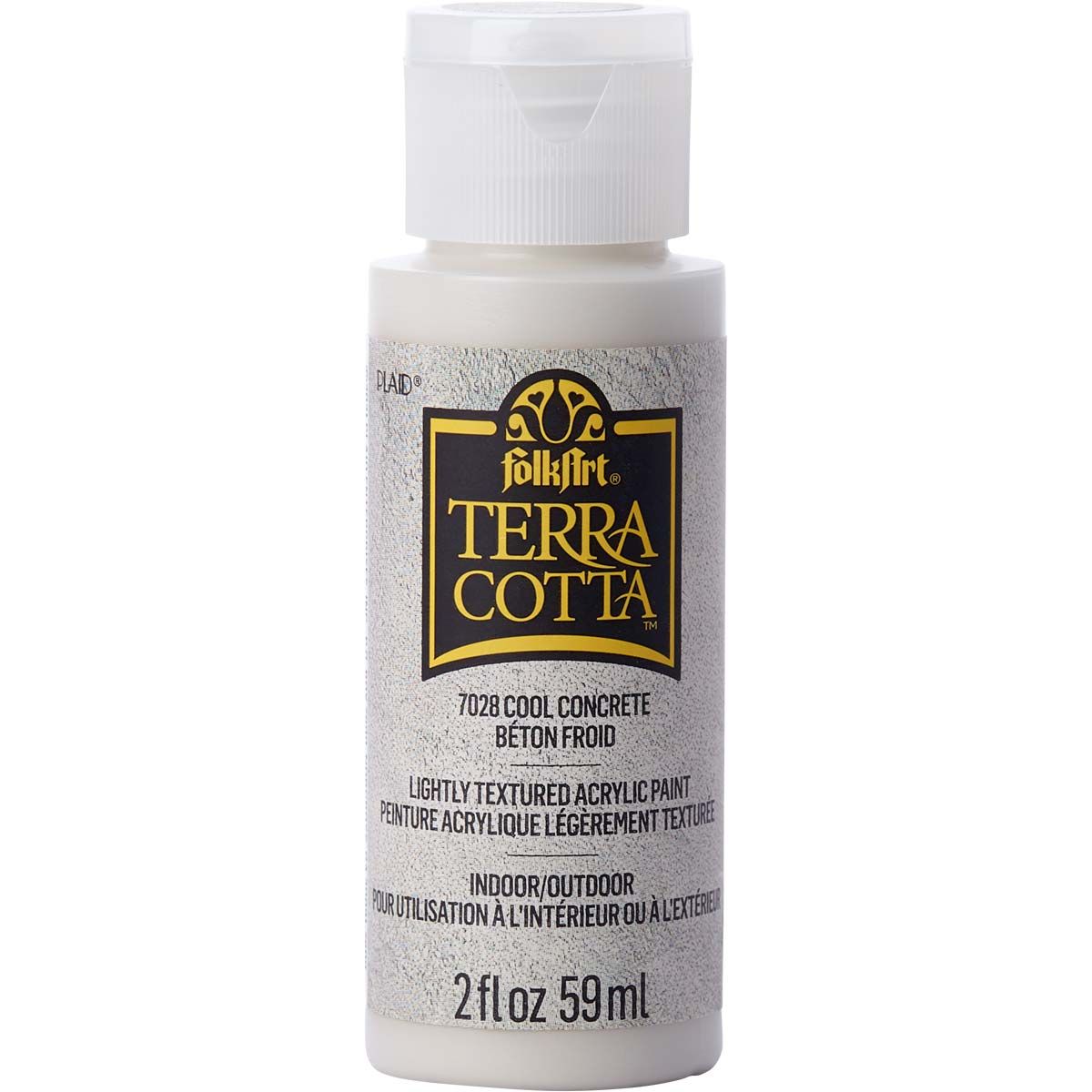Folkart • pintura acrílica texturizada terracota 59 ml hormigón fresco