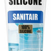 Bison 1050780 - vaschetta sanitaria super silicone 150ml | 3 pezzi