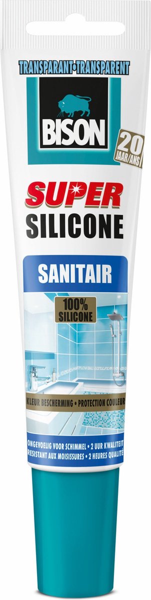 Bison 1050780 - vaschetta sanitaria super silicone 150ml | 3 pezzi
