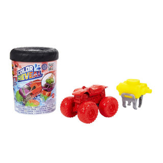 Mattel hot wheels monster trucks color reveal assorti | 2 stuks
