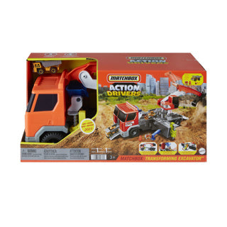 Matchbox Building Truck con estación de perforación