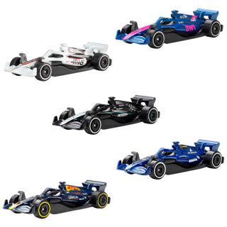 Hot Wheels Formula 1 - set di 5 macchinine F1 in metallo