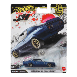 Cultura del automóvil premium de Hot Wheels - Nissan Skyline 2000gt-r lbwk