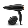 Babyliss d570de turbo shine f ouml;hn 2200w zwart ros eacute;