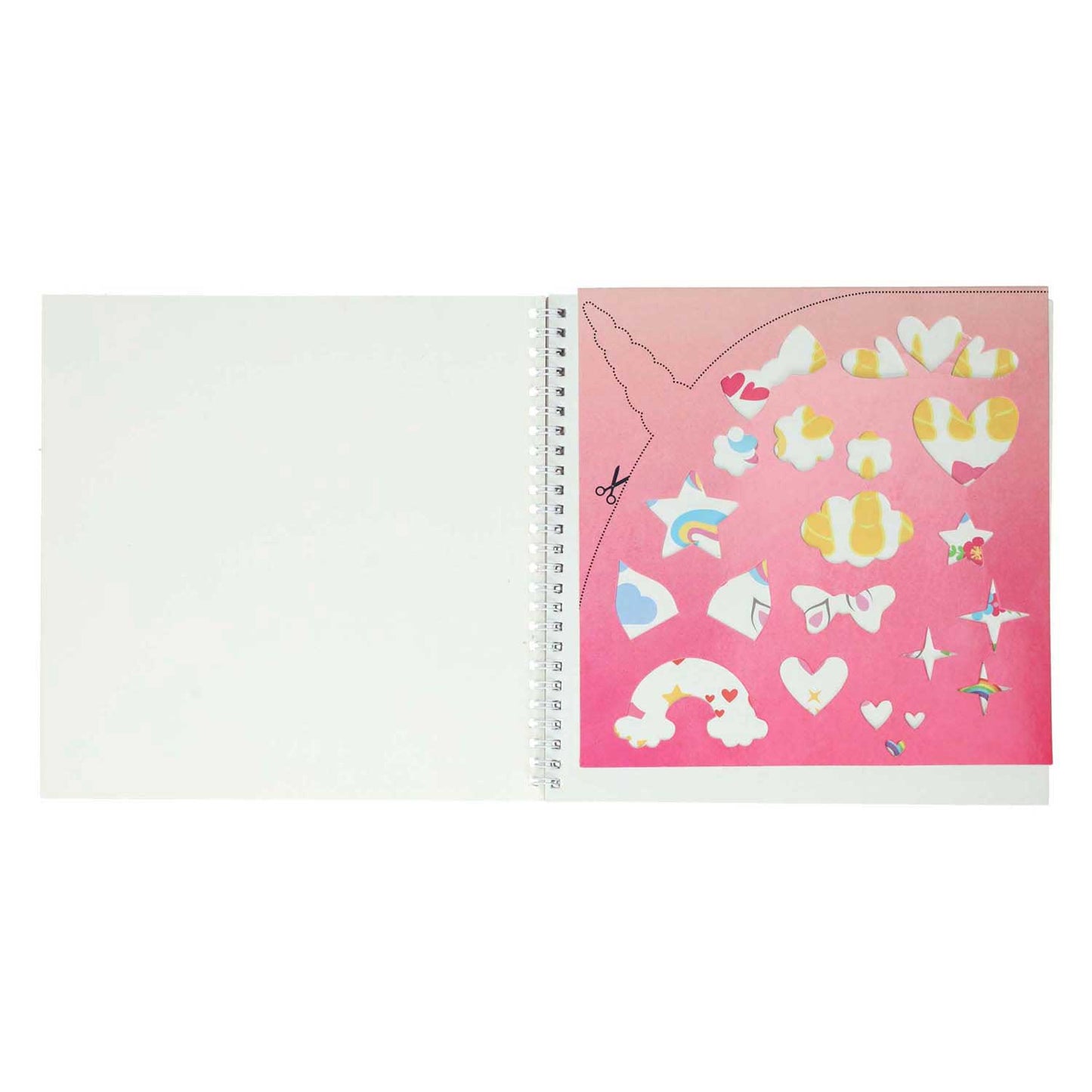 Libro de pegatinas y plantillas me encantan los unicornios