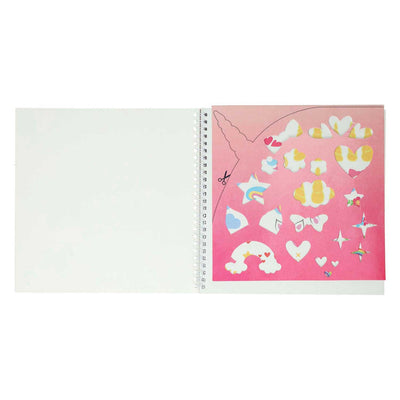 Libro de pegatinas y plantillas me encantan los unicornios