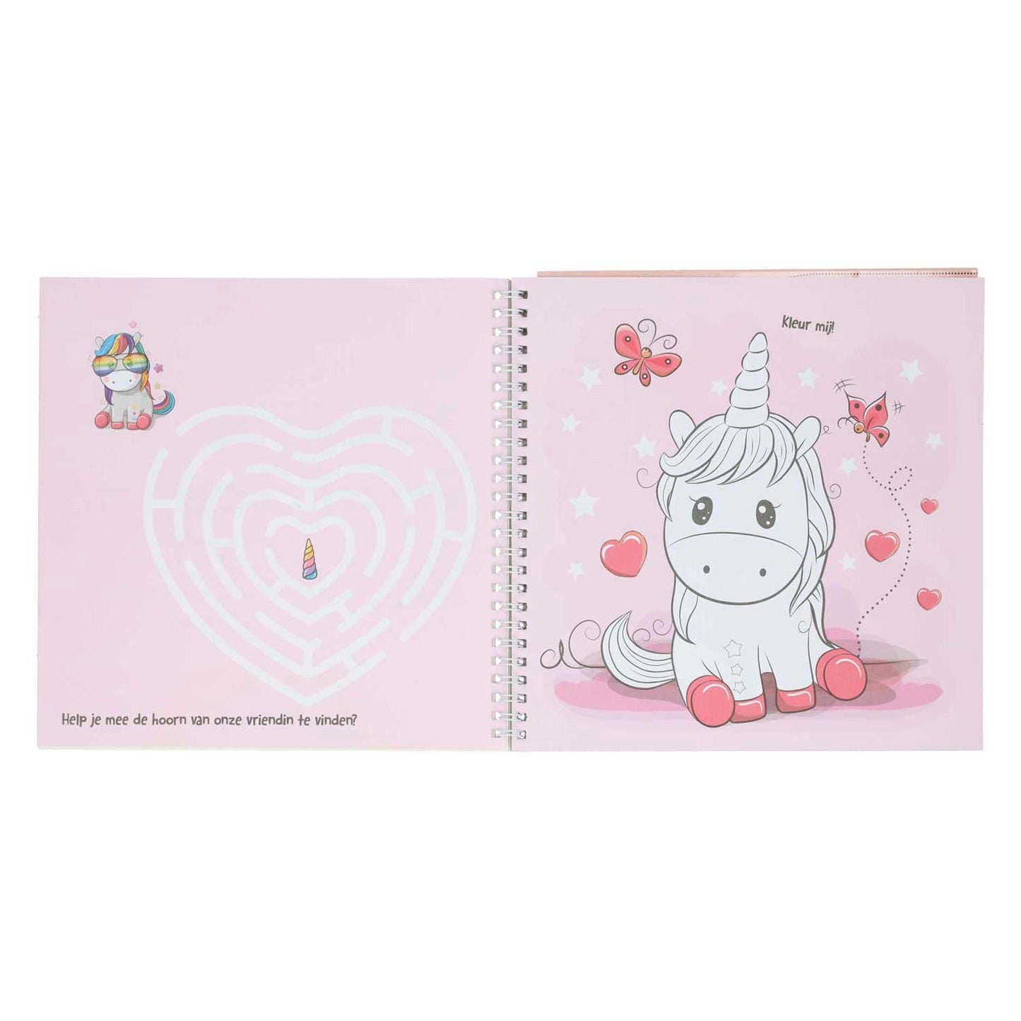 Libro de pegatinas y plantillas me encantan los unicornios