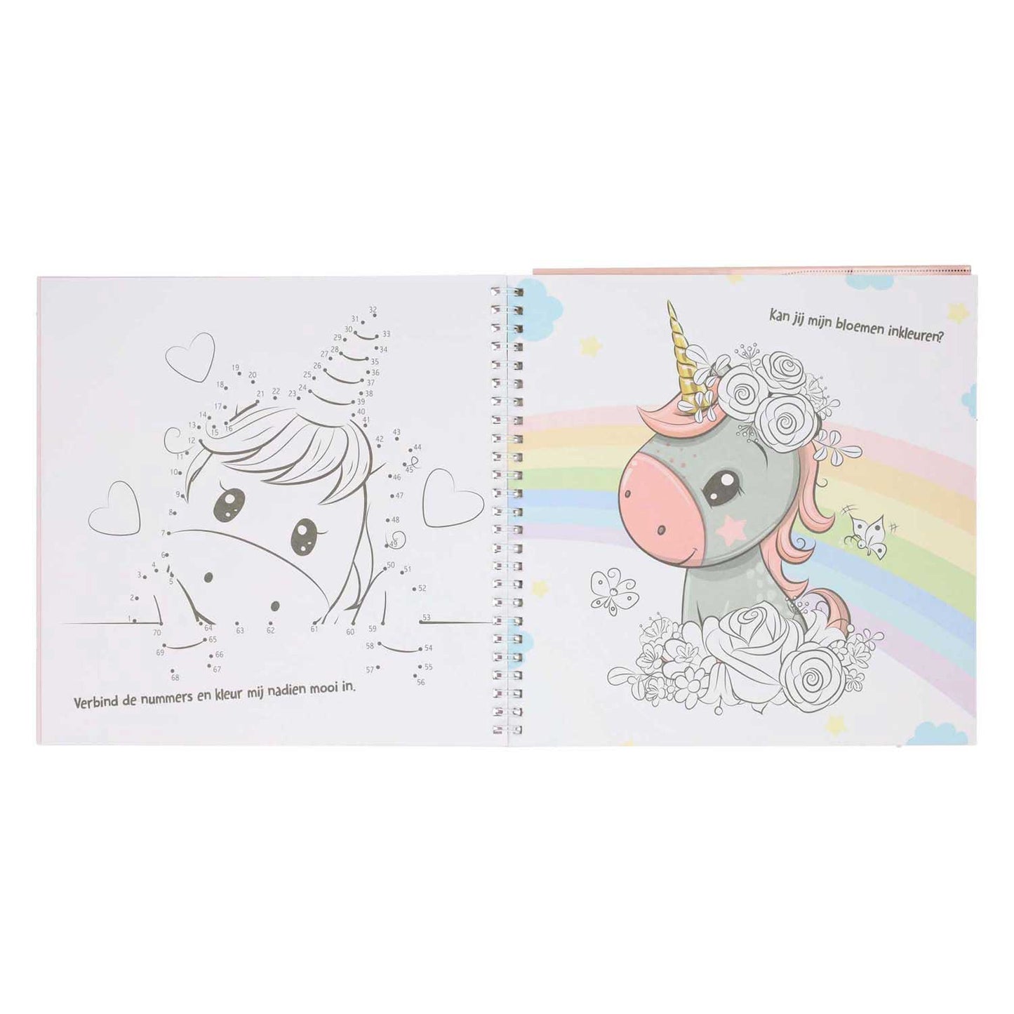 Libro de pegatinas y plantillas me encantan los unicornios