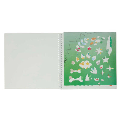 Libro de pegatinas y plantillas Me encantan los dinosaurios