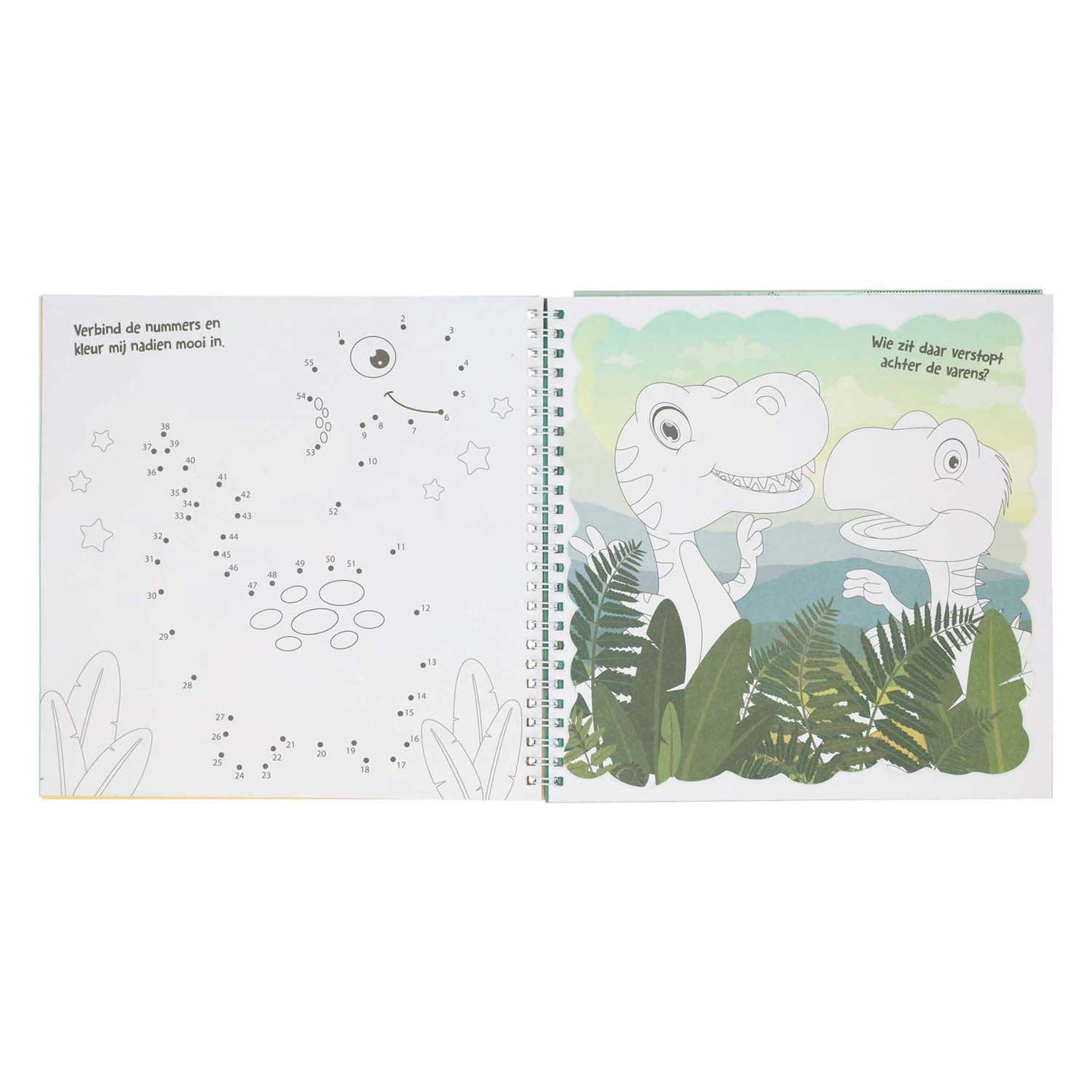 Libro de pegatinas y plantillas Me encantan los dinosaurios