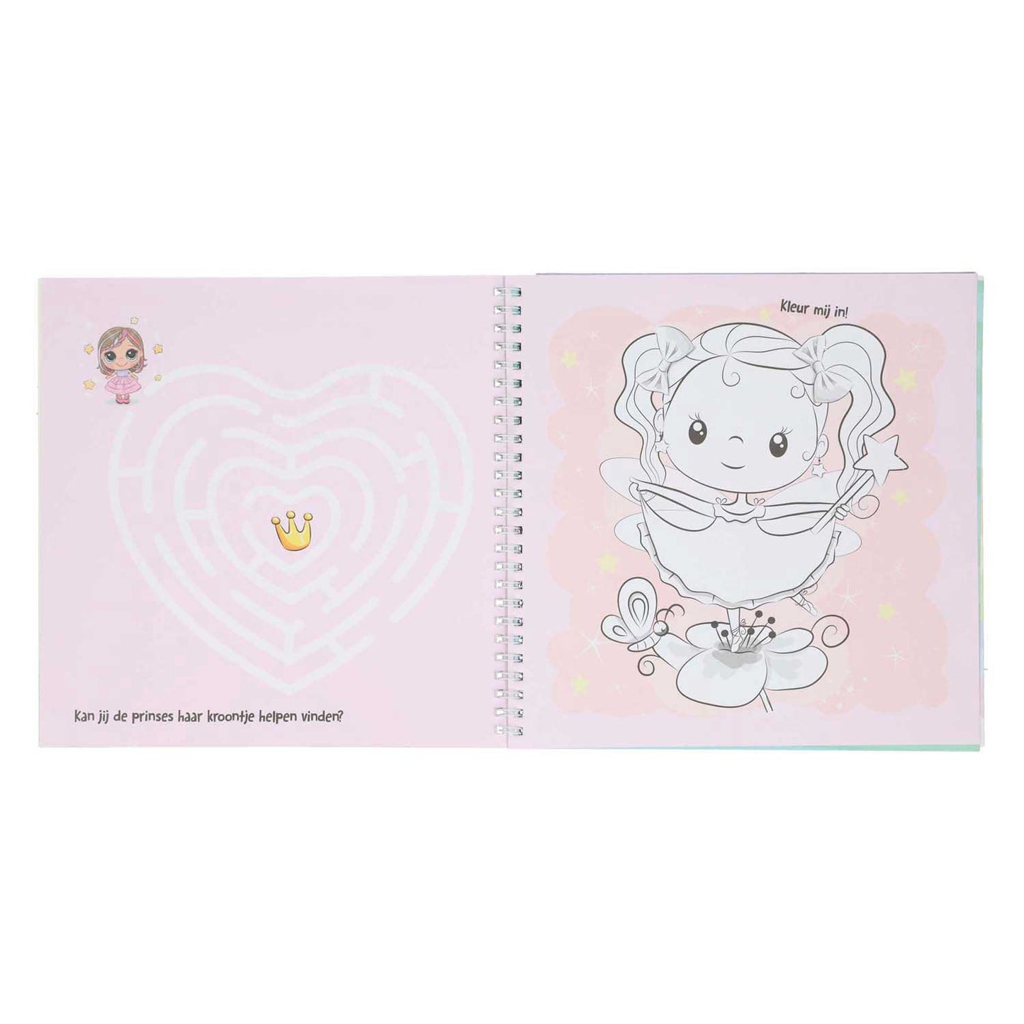 Libro de pegatinas y plantillas Amo a las princesas