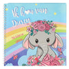 Libro de calcomanía y plantilla Me encantan los animales