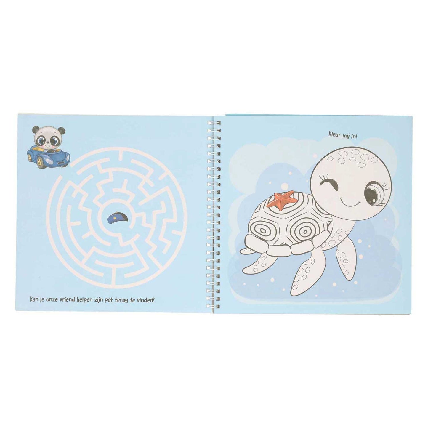 Libro de calcomanía y plantilla Me encantan los animales