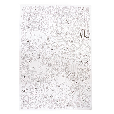 Vince la tovaglia Holland Megagroot per colorare, 98x68cm