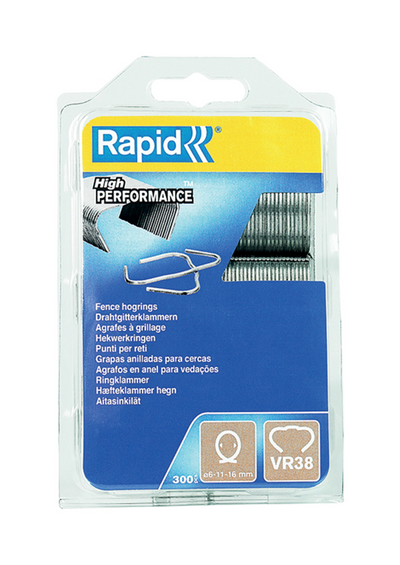Anelli per cinghiale da giardino Rapid VR38, 300 pezzi - 40109236 - 40109236