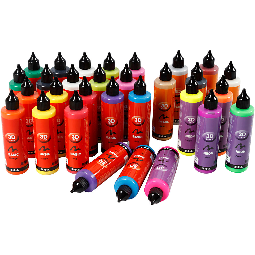 Creativ company 3d liner, 30x100 ml 1 scatola