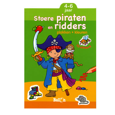 Rodajas y colores: piratas y caballeros fríos, de 4 a 6 años