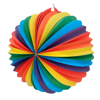 Boland lanterna a palloncino di carta arcobaleno ø25cm