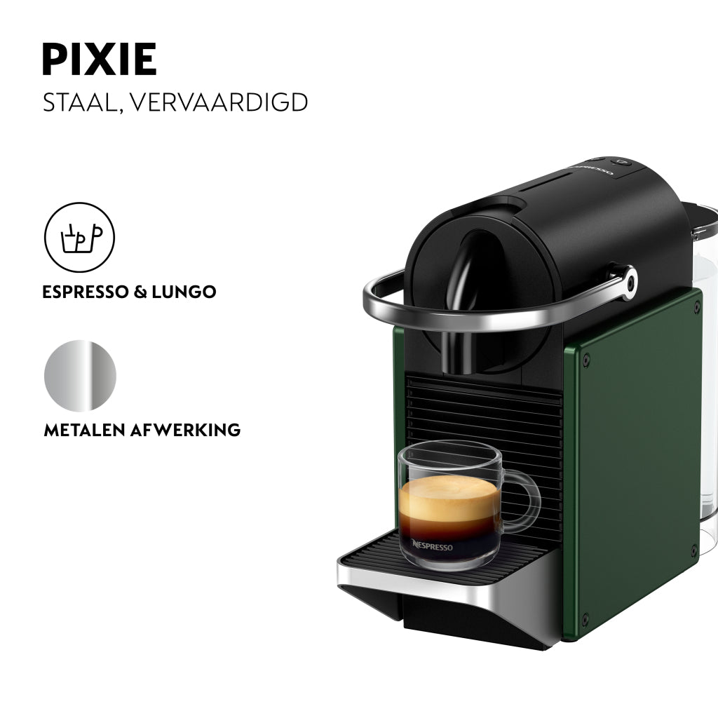 Krups krups xn3063 nespresso pixie tazza di caffè verde scuro nero