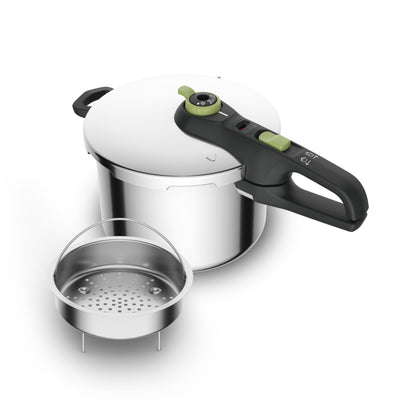 Tefal Tefal P25807 seguro 5 olla a presión moderna 6 litros con cesta de vapor