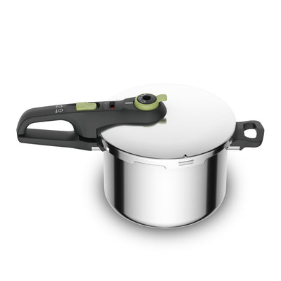 Tefal secure 5 trendy - snelkookpan - 6l - met stoommand - geschikt voor inductie - veiligheidsslot