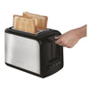 Tefal Tefal TT410D Toster Express 16x26x19 cm 850W de acero inoxidable negro