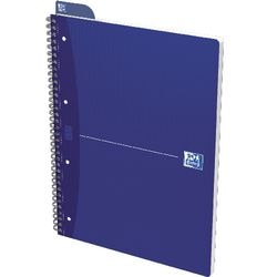 Blocco note universitario oxford a4 a quadretti blu