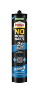 Pattex 1070180 - no más clavos ultimate flex transp 308 | 6 piezas