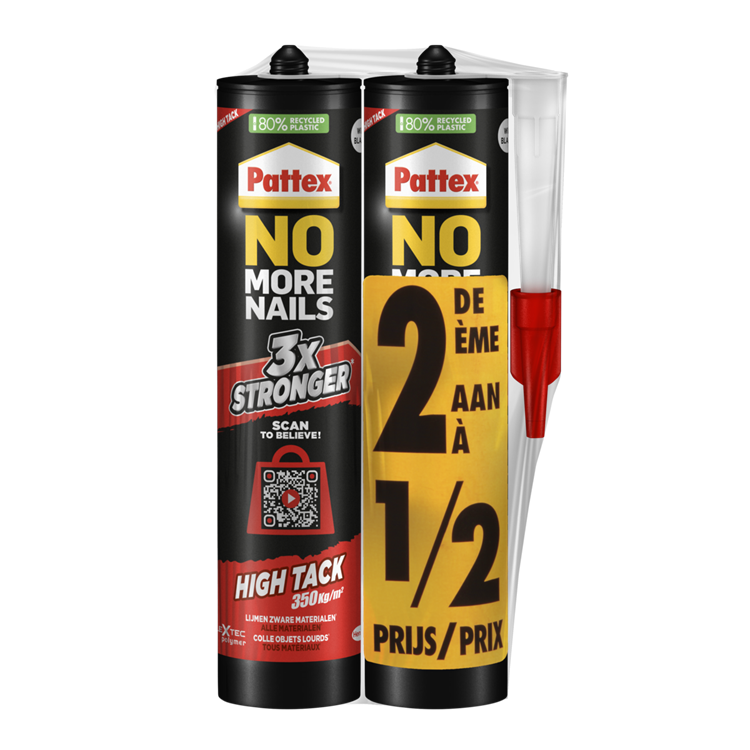 Pattex 1070186 - no más clavos alta adherencia2x460g | 2 piezas