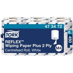 Asciugamani tork 473472 bianco 6 pz
