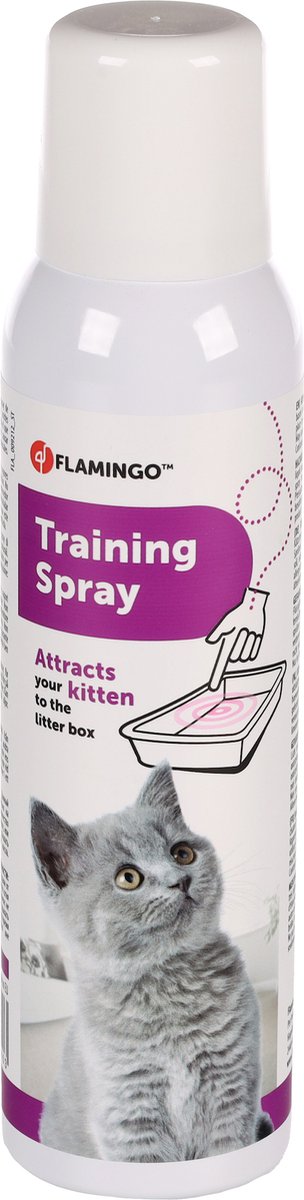 Fluido de entrenamiento Flamingo para gatitos | ¡Ayuda con el entrenamiento para ir al baño y el desarrollo del comportamiento!