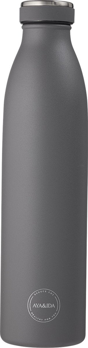 Aya ida - borraccia - thermos - borraccia - 750 ml - grigio scuro
