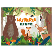 Kijk en voel - bosdieren - afbeelding 1