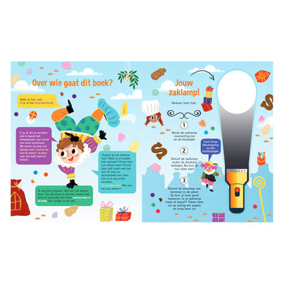 Casa central del libro la maravillosa velada de Sinterklaas + linterna de cartón