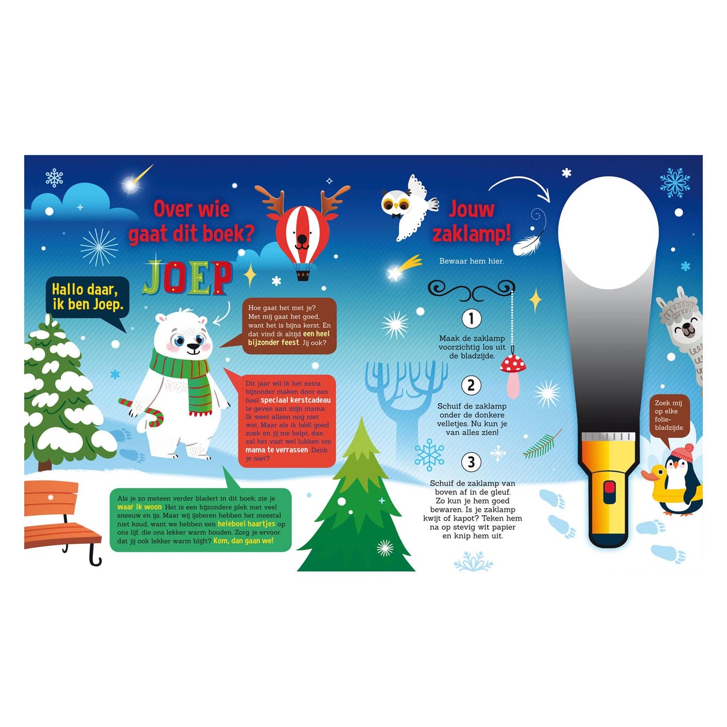 Lantern editori Search in the Christmas World + Cardboard Flashlight