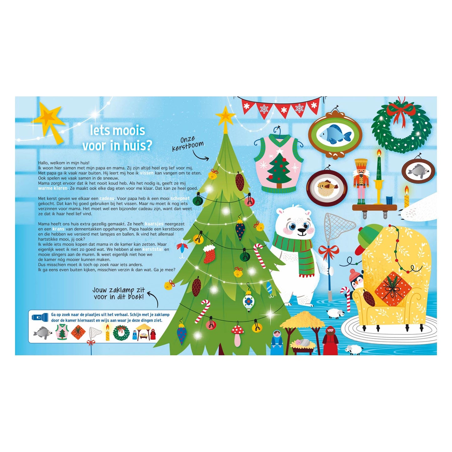 Lantern editori Search in the Christmas World + Cardboard Flashlight