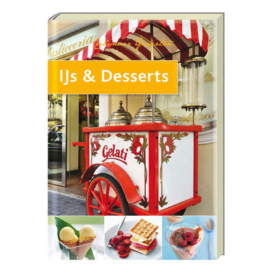 Libro di ricette di dessert gelato dell'editore Lantern