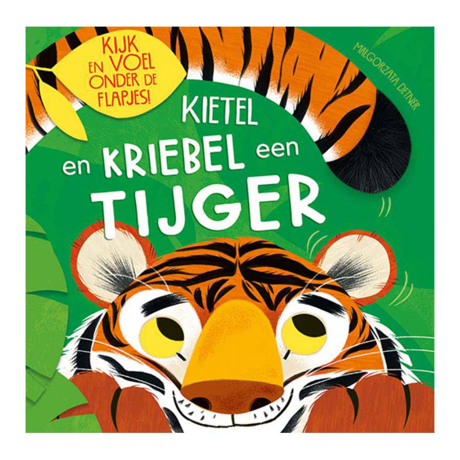 Los editores de Lantern hacen cosquillas y hacen cosquillas en un libro con solapa de tigre