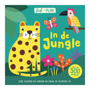 Lantern publishers search and paste - in the jungle sticker book - afbeelding 1