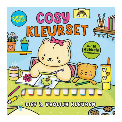 Set di colori accoglienti per editori di lanterne con 10 pennarelli