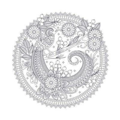 Foresta degli editori lanterna - mandala art