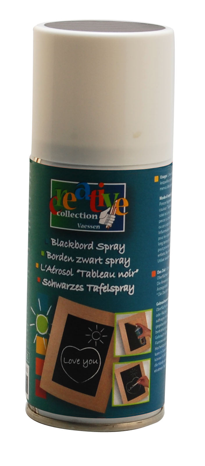 Vaessen creative • spray para pizarra negro 150ml
