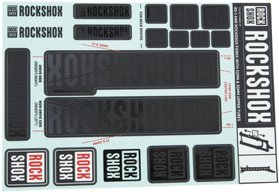 Rockshox calcomanías Sigiales
