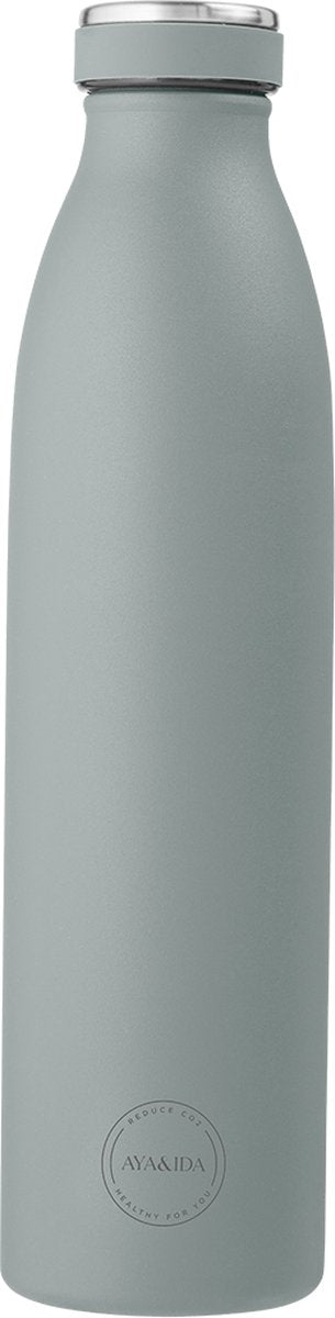 Aya ida - botella para beber - termo - botella de agua - 750 ml - verde menta
