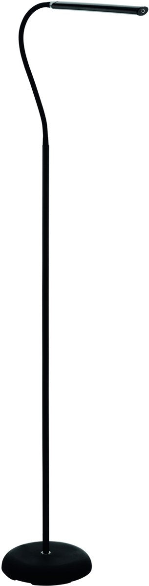 Lampada da terra Eglo Laroa - lampada da terra - lampada da lettura - LED - 130 cm - nera - dimmerabile